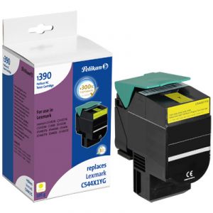 Pelikan 4231956 - Toner 1390Y jaune compatible Lexmark C544X1YG
