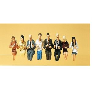 Preiser 10391 - Figurines Passagers assis pour wagon restaurant