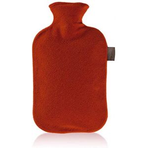 Image de Fashy 6530 - Bouillotte avec housse - 2 L - Rouge cerise