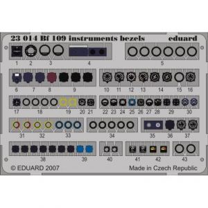 Eduard MAQUETTE BF109 INSTRUMENTS BEZELS 1/24 23014