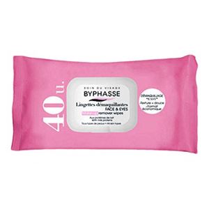 Byphasse 40 lingettes démaquillantes visage et yeux