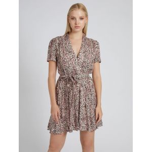 Guess Robe motif animalier Marron - Couleur Marron - Taille XS