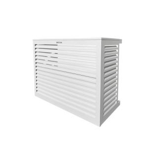 Decoclim Habillage groupe extérieur cache-clim Aluminium Blanc Taille S