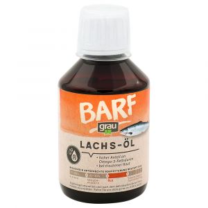 Grau L’Original - Huile de Saumon aux acides Gras Essentiels oméga-3 et oméga-6 pour Soutenir la Peau et Le Pelage, Pack de 1 (1 x 200 ML), complément Alimentaire pour Chiens et Chats