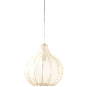 Light&living - suspension - Elati - beige blanc - textile - ø