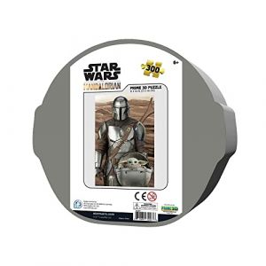 Prime 3D Puzzle lenticulaire dans Une boîte 3D Mandalorian et The, Couleur Noir, Standard (35587)