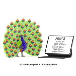 Blocs de construction en plastique - JEKCA - Paon - 4230 pi&egrave;ces - 14 ans et plus - Mixte