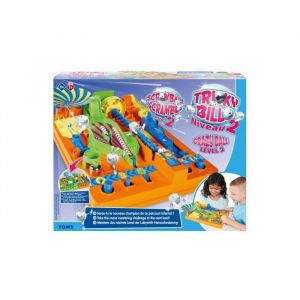 Jeu tricky bille niveau 2 - labyrinthe circuit de billes course d'obstacles - parcours infernal - set jeu d'action enfant + carte