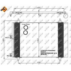 Image de NRF Condenseur, climatisation 35843 d'origine