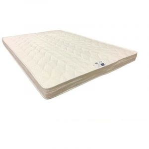 Provence Literie - Matelas + Sommier - Soutien Ferme 130x190 x 13 cm - 5 zones de Confort - Ame Mousse Poli Lattex Haute Resilience - Hypoallergenique