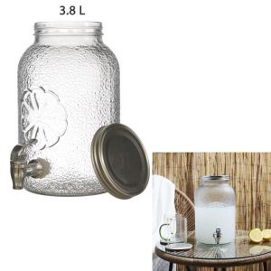 Distributeur de Boisson Citron 3,8L Transparent