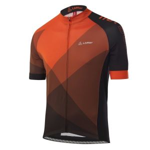 Löffler Loeffler maillot manches courtes m maillot de velo fz hotbond orange