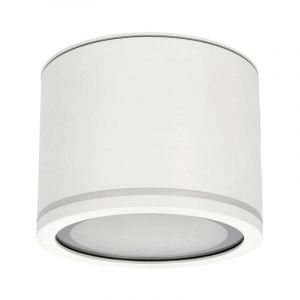 Spot de plafond étanch en saillie uma GX53 IP54 rond blanc Edo Solutions