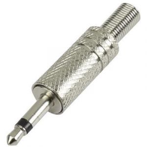 Jack 3.5 mm Fiche mâle droite TRU COMPONENTS 1572331 Nombre de pôles: 2 mono argent 1 pc(s)