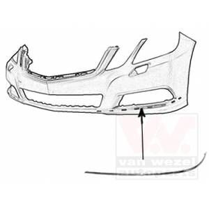 Van Wezel Avant Enjoliveur, pare-chocs avant à gauche (Côté conducteur) MERCEDES-BENZ CLASSE E T-Model (08/2009)