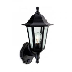 Firstlight Applique Malmo avec d&eacute;tecteur, r&eacute;sine noire