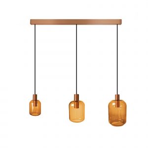 Tosel SVALBARD SMB - Suspension bar métal ambre