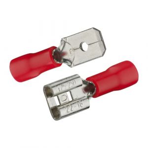 Debflex Clips Male Et Femelle Isole 6.3X0.8 Mm Rouge 711067