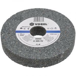 Disque abrasif - VOREL - 08868 - 150 x 31.75 x 25 mm - Grain &eacute;pais - Outils et accessoires