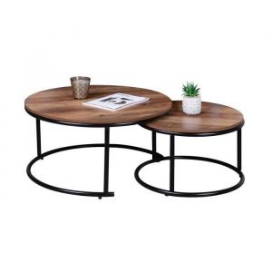 Set de 2 tables basses Joya