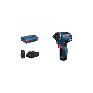 Bosch Visseuse sans fil GSR 12V-35 HX: 2 x batteries GBA 12V 3.0Ah, Chargeur, L-BOXX - 06019J9100