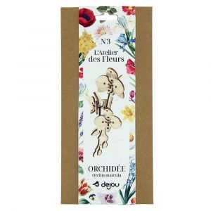 Orchidee fleur à monter en bois
