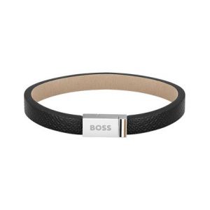 Boss Effect Bracelet Homme Jace Argenté, Noir 1580336-PAR Gris - Couleur Gris - Taille S