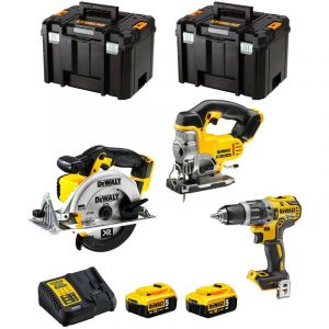 Dewalt Kit DWK300 (DCD796 DCS331 DCS391 2 x 5,0 Ah DCB115 2 x TSTAK VI)