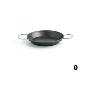 Image de Quid 7559022 – Poêle à Paella 46 cm 12 coupelles Senia, Couleur Noir, 58.9 x 46.4 x 5 cm