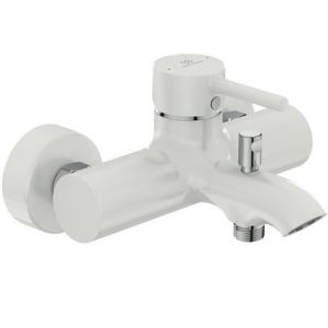 Image de Ideal Standard Mitigeur bain-douche monotrou Ceraline blanc mat