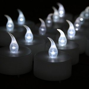 Image de 24 bougies chauffe-plats à LED