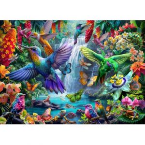 Bluebird Puzzle Tropical Hummingbirds