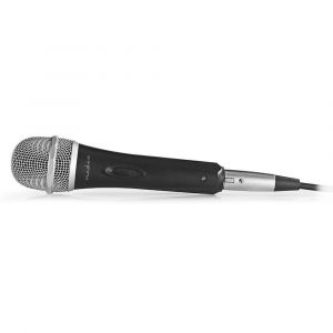 Nedis Microphone Filaire Plastique/Aluminium