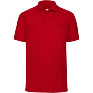 Image de Polo à manches courtes Fruit Of The Loom pour homme (M) (Rouge) - UTBC388