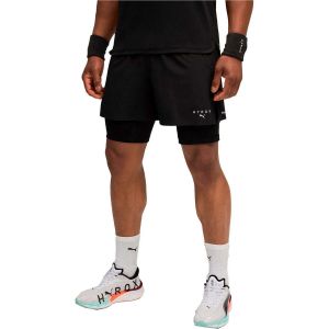 Puma HYROX 2 en 1 vêtement running homme Noir - Taille S