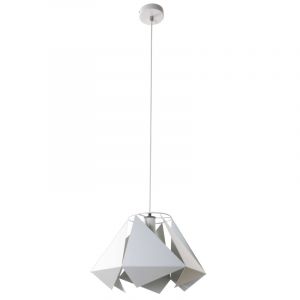 Image de Lampe Suspension Géométrique "Kite" 38cm Blanc Prix