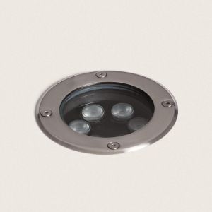 Efectoled - Spot led Extérieur Solide Encastrable au Sol Inox 6W 3000K Blanc chaud