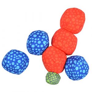 Jeu de p&eacute;tanque Ocean 5 Extreme Boule motif pois rouge/bleu