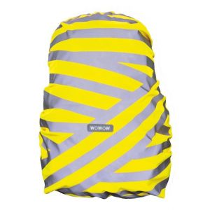 Wowow Housse de sac &agrave; dos Fluorescent Impression r&eacute;fl&eacute;chissant et imperm&eacute;able&nbsp;%u2013&nbsp;wowow bagcover Berlin Jaune&nbsp;%u2013&nbsp;XL hauteur 83&nbsp;cm Largeur 61&nbsp;cm