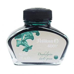 Pelikan Encre 4001 dans un flacon en verre, vert foncé - Lot de 3