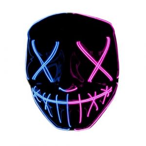 Original Cup Masque terrifiant double face halloween led mas-n64