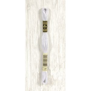 Dmc Fil &agrave; broder Moulin&eacute; Sp&eacute;cial 25 &Eacute;chevette de 8 m - 6 brins 27 - Gris de lin