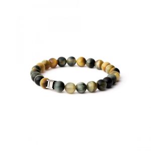 Gemini DJ Bracelet pour homme en ?il-de-tigre