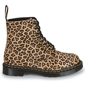 Dr. Martens Bottes de - 1460 Pascal Light Tan Mini Leopard Spot Hair On - EU36 à EU41 - pour Unisexe - léopard
