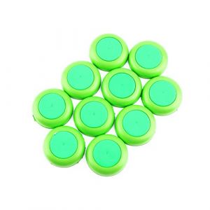 Yosoo Disques volants Rechargeables pour Nerf enfants jouet arme pistolet dards ronde tête blasters pour NERF VORTEX blaster, PRAXIS, NITRON, VIGILON, proton Ammo Recharges Disques souples Vert
