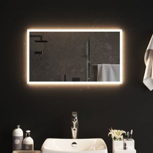 Image de VidaXL Miroir de salle de bain à LED 70x40 cm