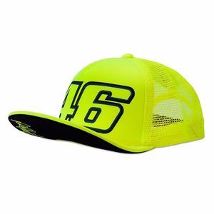 Image de VR46 Casquette trucker Valentino Rossi jaune fluo 2017