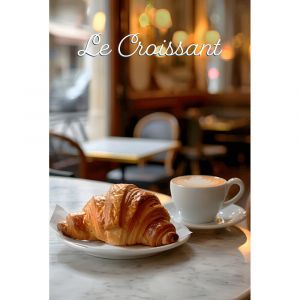 Image de Ceanothe Tableau sur toile illustration croissant 45x65 cm