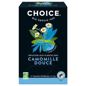 Choice Infusion Camomille Douce Bio 17 sachets