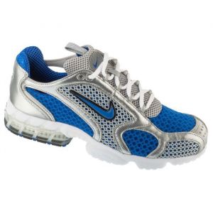 Nike Homme Air Zoom Spiridon Cage 2 Sneaker, Metallic Silver Varsity Royal, 38.5 EU